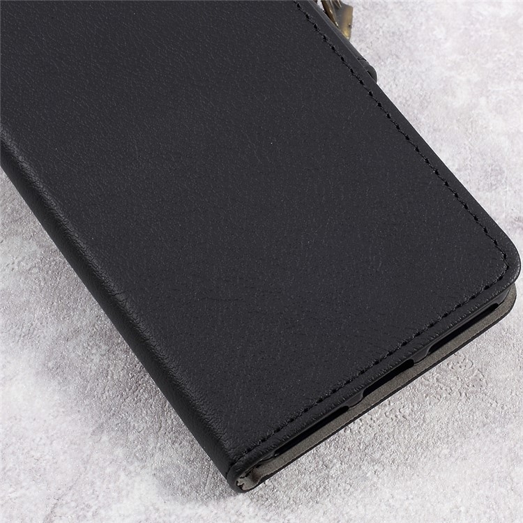 Wallet Leather Cell Phone Cover Case for Wiko WIM Lite - Black-7