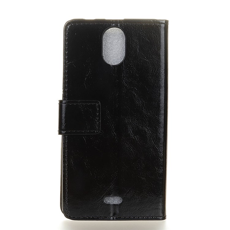 Crazy Horse Wallet Leather Case for Wiko Kenny - Black-2