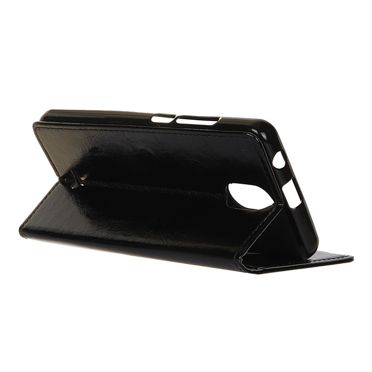 Crazy Horse Wallet Leather Case for Wiko Kenny - Black-5