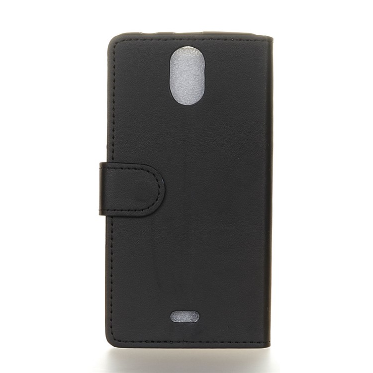 PU Leather Wallet Stand Phone Case Accessory for Wiko Kenny - Black-2