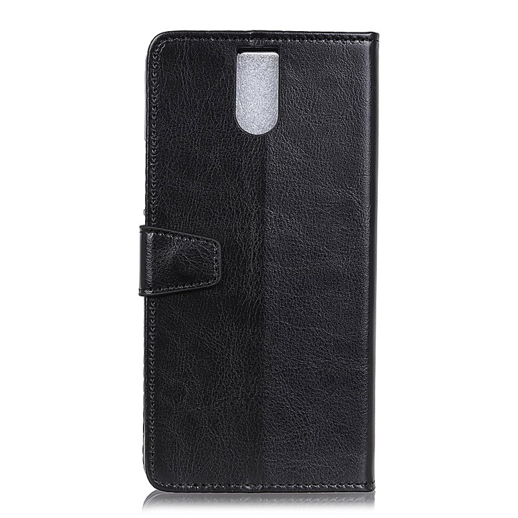 Crazy Horse Wallet Leather Mobile Phone Case for Doogee BL7000 - Black-2