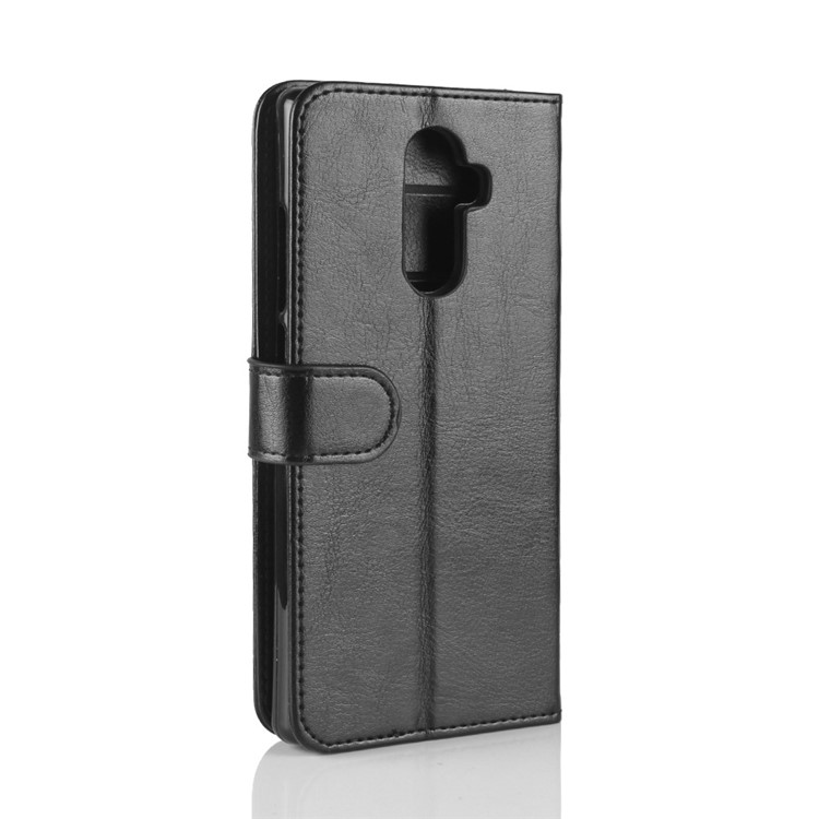 Crazy Horse PU Leather Wallet Case with Stand for Doogee Mix 2 - Black-7