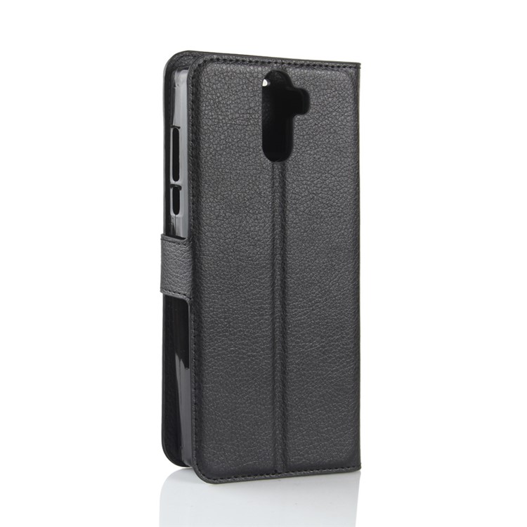 Litchi Texture Wallet Leather Mobile Phone Case for Doogee BL2000/BL2000 Pro - Black-6