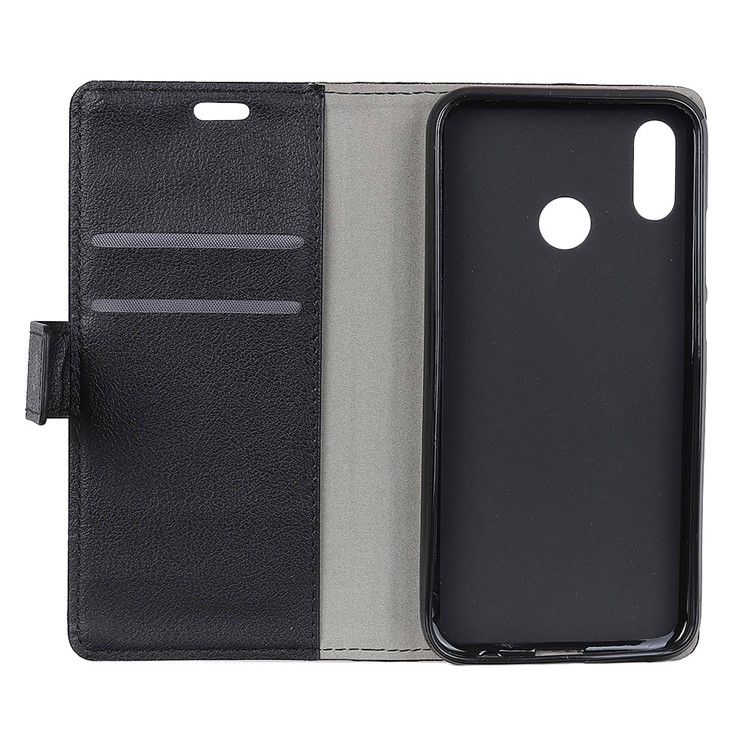 PU Leather Magnetic Stand Wallet Protective Mobile Phone Shell for Doogee X70 - Black-2