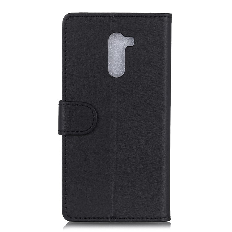 Wallet Stand Magnetic PU Leather Flip Case for Doogee X60L - Black-3