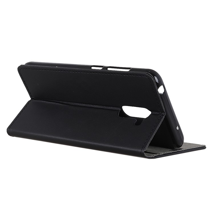 Wallet Stand Magnetic PU Leather Flip Case for Doogee X60L - Black-5