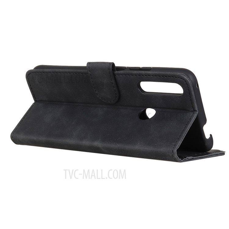 Khazneh Retro Com Caso Carteira De Couro Suporte Para Doogee N20 / Y9 Mais - Preto-3