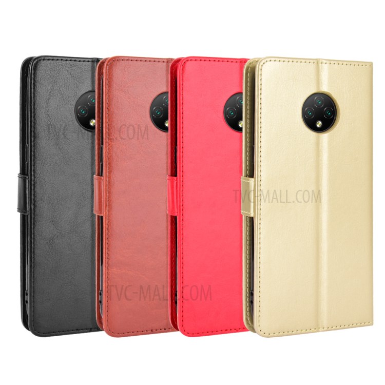 Crazy Horse Texture Wallet Stand Leather Phone Case for Doogee X95 - Black-11