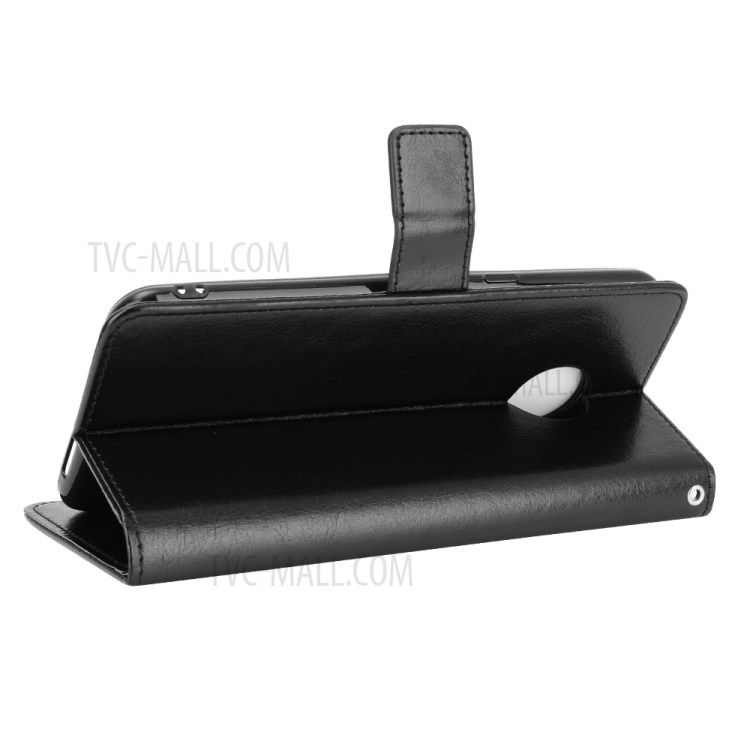 Crazy Horse Texture Wallet Stand Leather Phone Case for Doogee X95 - Black-6