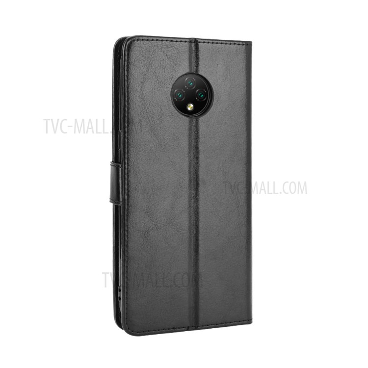 Crazy Horse Texture Wallet Stand Leather Phone Case for Doogee X95 - Black-7