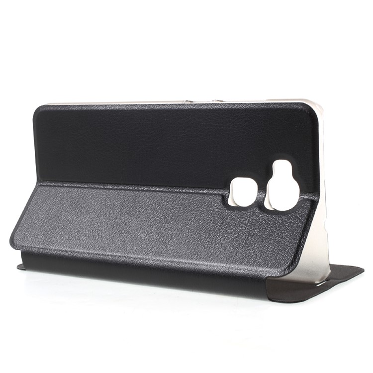 PU Leather Stand Case for Doogee Y6 - Black-4