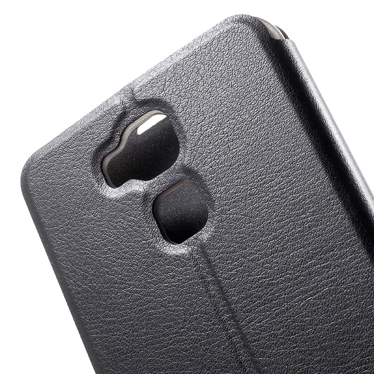 PU Leather Stand Case for Doogee Y6 - Black-5