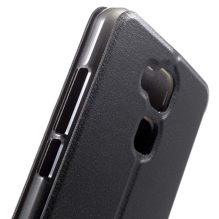 PU Leather Stand Case for Doogee Y6 - Black-6