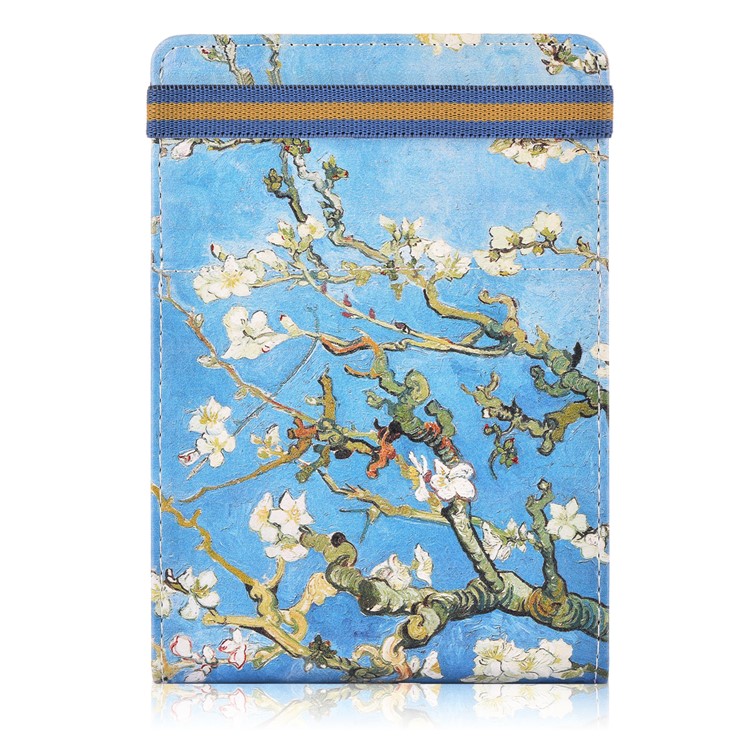 Pattern Printing Vertical PU Leather Smart Stand Shell with Hand Strap for Kobo Clara HD (2018) - Winersweet-3