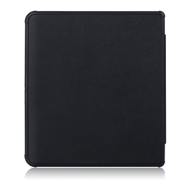 Origami Stand Leather Smart Case for Kobo Forma - Black-3