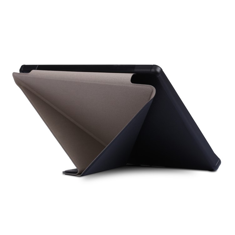 Origami Stand Leather Smart Case for Kobo Forma - Black-5