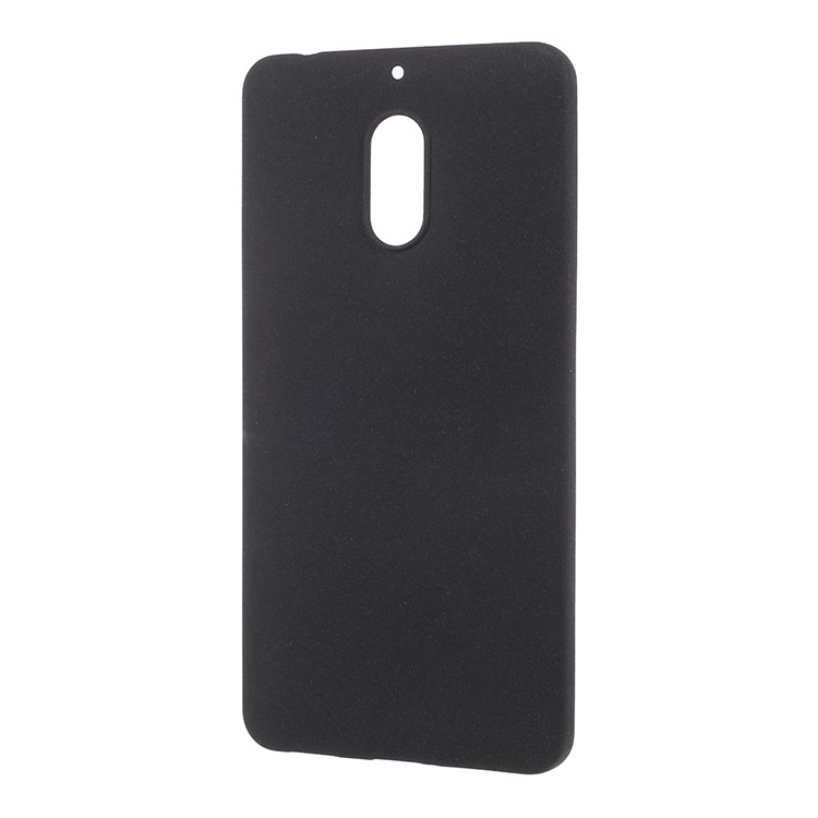 Frosted Anti-fingerprint TPU Mobile Phone Shell for Nokia 6 - Black-2