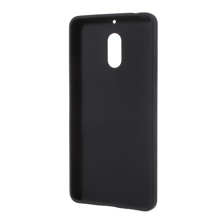 Frosted Anti-fingerprint TPU Mobile Phone Shell for Nokia 6 - Black-3