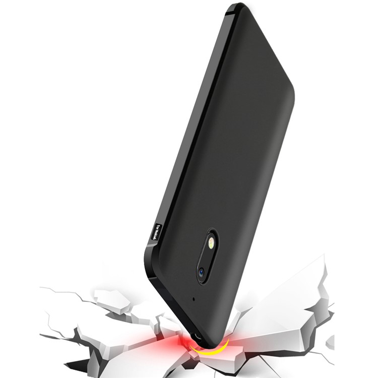 All-wrapped Drop-proof TPU Mobile Phone Case for Nokia 6 - Black-2