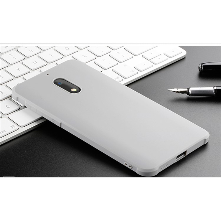 All-wrapped Drop-proof TPU Mobile Phone Case Shell for Nokia 5- White-2