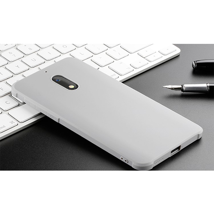 All-wrapped Drop-proof TPU Mobile Phone Cover for Nokia 3 - White-2