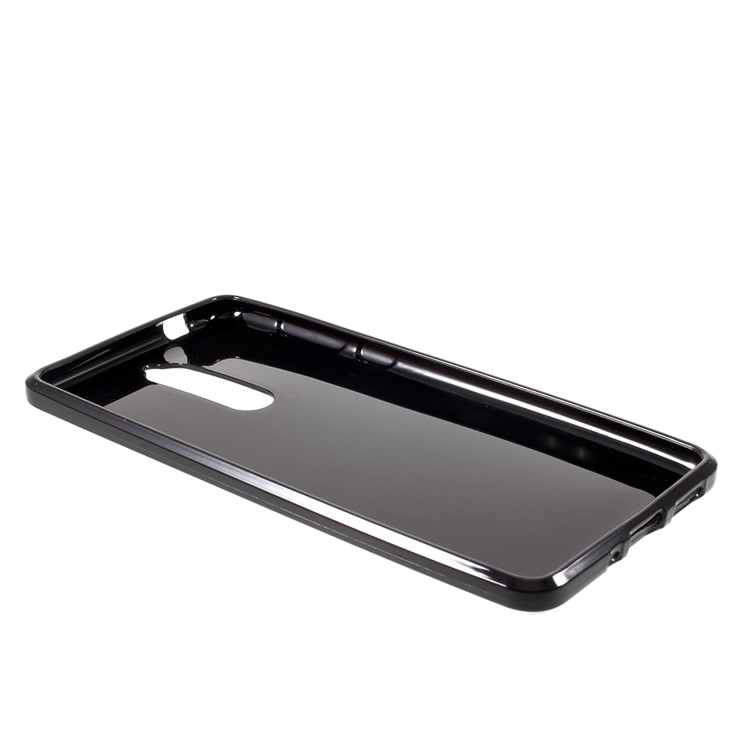 S-line Carbon Frosted TPU Case for Nokia 8 - Black-3