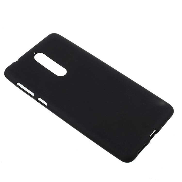 Double Sided Matte TPU Gel Case for Nokia 8 - Black-2