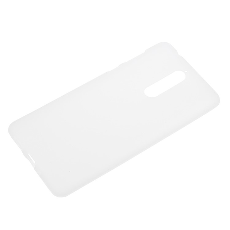 Double Sided Matte TPU Gel Cover for Nokia 8 - White-1