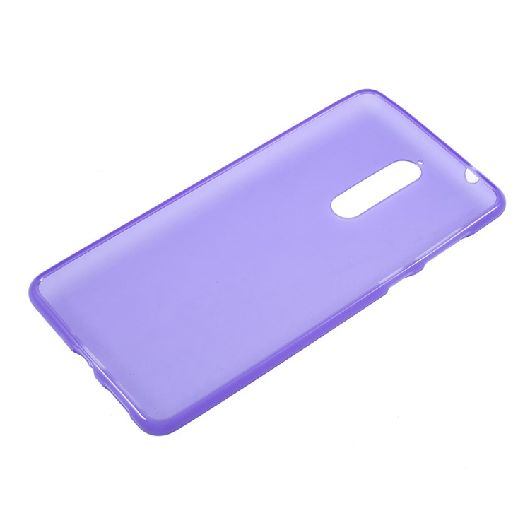 Double Sided Matte TPU Mobile Phone Cover for Nokia 8 - Purple-2