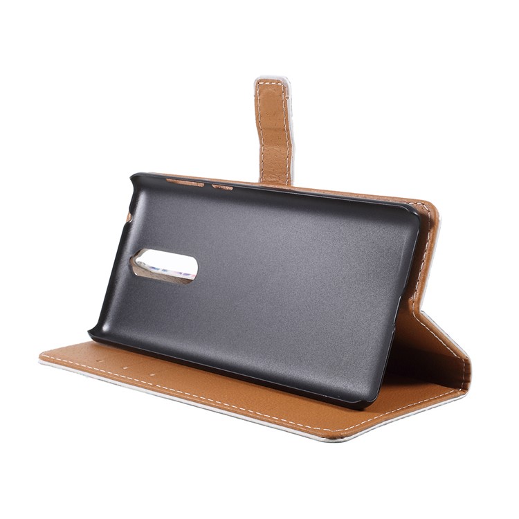 Pattern Printing PU Leather Wallet Phone Cover with Stand for Nokia 8 - Dream Catcher-4