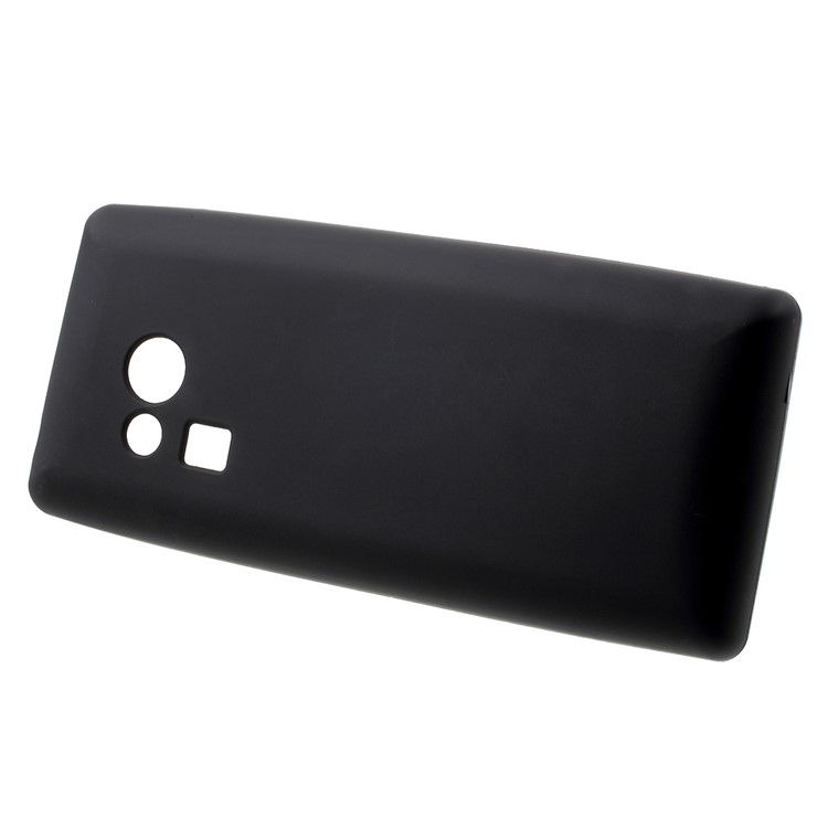 Matte Anti-fingerprint TPU Case Cover for Nokia 216 / 216 Dual SIM - Black-2