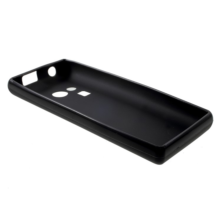 Matte Anti-fingerprint TPU Case Cover for Nokia 216 / 216 Dual SIM - Black-3