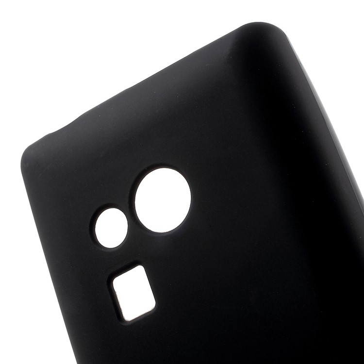 Matte Anti-fingerprint TPU Case Cover for Nokia 216 / 216 Dual SIM - Black-5