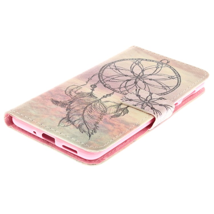 Patterned PU Leather Cover with Wallet Slots for Nokia 8 - Dream Catcher-4