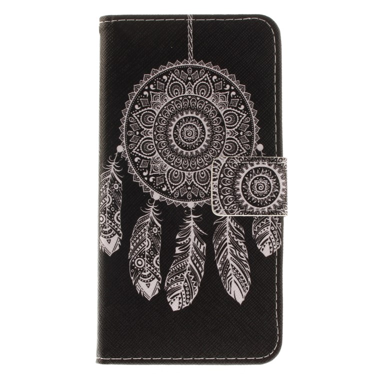 Patterned Leather Card Slots Flip Shell for Nokia 8 - Tribal Dreamcatcher-2