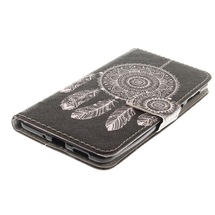Patterned Leather Card Slots Flip Shell for Nokia 8 - Tribal Dreamcatcher-5