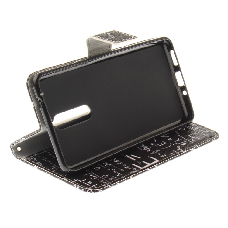 Pattern Printing Wallet Magnetic Leather Case with Stand for Nokia 8 - Formula-6