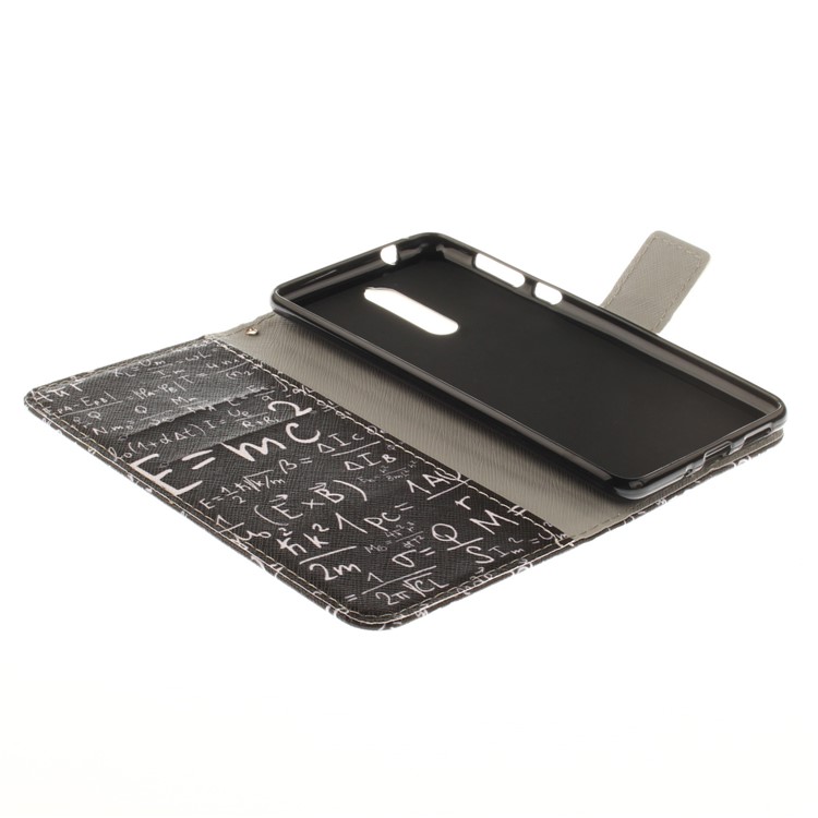 Pattern Printing Wallet Magnetic Leather Case with Stand for Nokia 8 - Formula-8