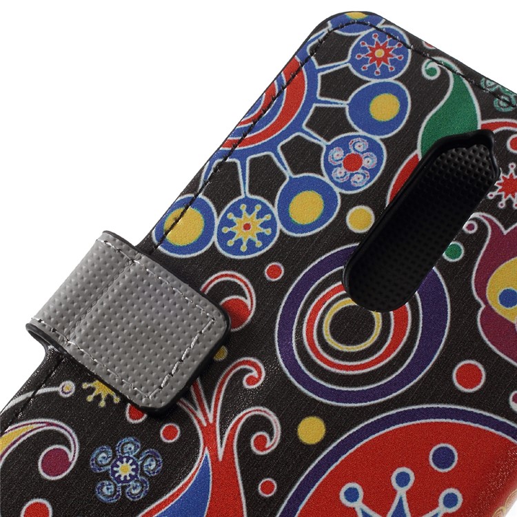 Pattern Printing PU Leather Magnetic Wallet Stand Protective Phone Shell for Nokia 8 - Abstract Pattern-10