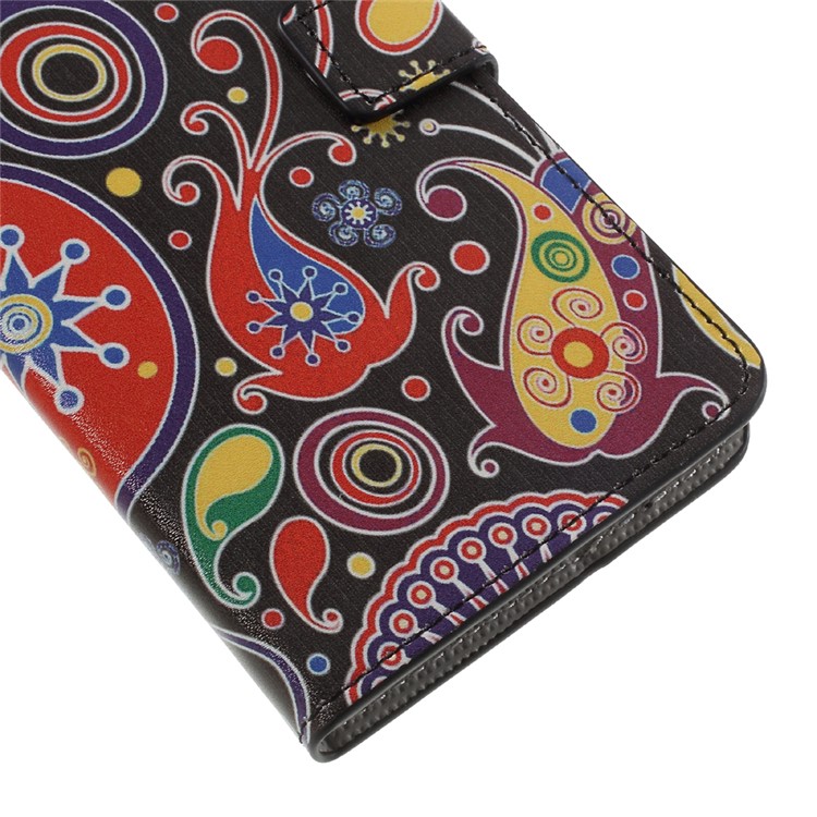 Pattern Printing PU Leather Magnetic Wallet Stand Protective Phone Shell for Nokia 8 - Abstract Pattern-7