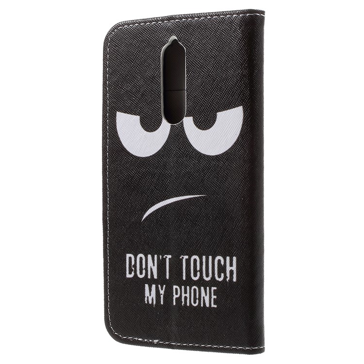 Pattern Printing PU Leather Flip Stand Cellphone Shell for Nokia 8 - Do Not Touch My Phone-3