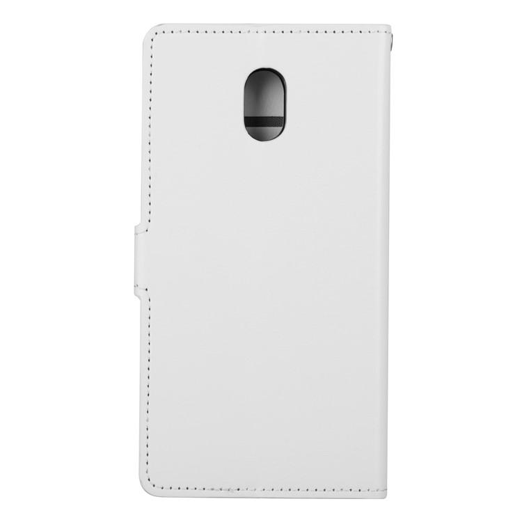 Crazy Horse Leather Wallet Cover for Nokia 3 - White-3