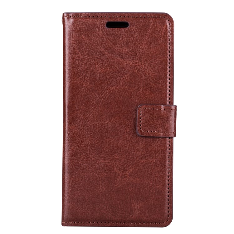 Crazy Horse PU Leather Wallet Case for Nokia 3 - Brown-2