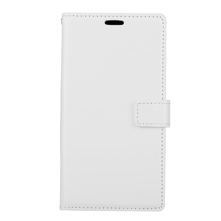 Crazy Horse Wallet Leather Stand Cover for Nokia 5 - White-2