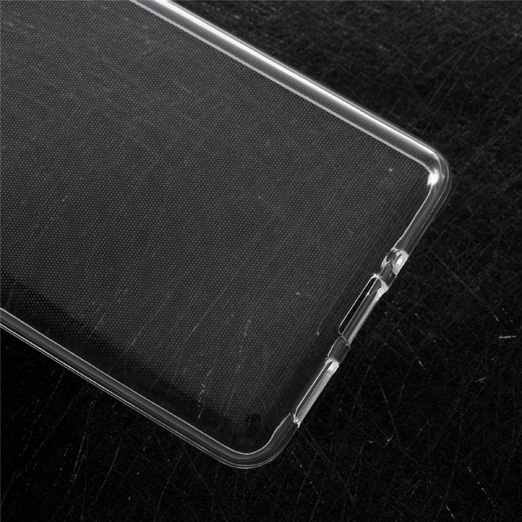 Clear TPU Mobile Phone Back Case with Non-slip Inner for Nokia 8 - Transparent-5