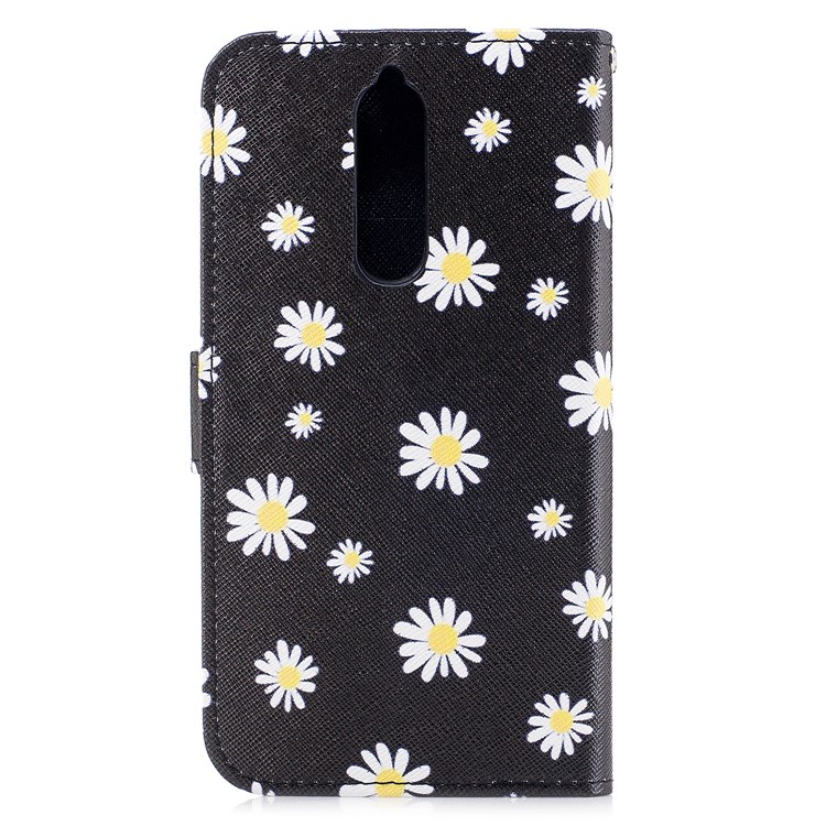 Patterned PU Leather Wallet Magnetic Stand Protective Phone Cover for Nokia 8 - Daisy-2