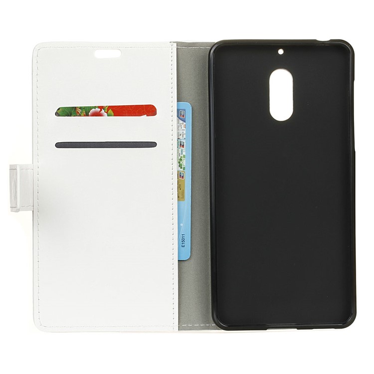 Patterned Wallet Stand PU Leather Phone Accessory Case with Card Holders for Nokia 6 - Lovely Owls-7