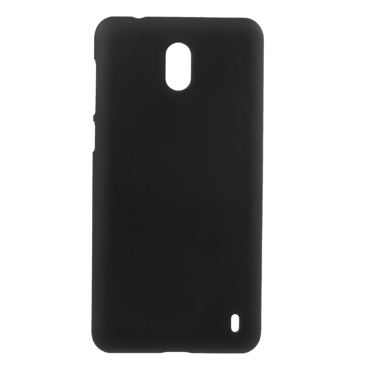For Nokia 2 Rubberized PC Protective Cell Phone Casing - Black-1