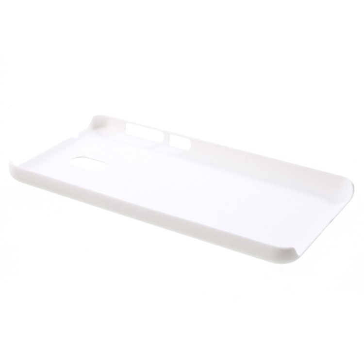 For Nokia 2 Rubberized PC Protective Cell Phone Cover - White-3