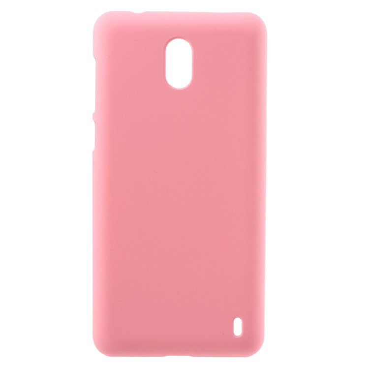 For Nokia 2 Rubberized PC Protective Cell Phone Shell - Pink-1